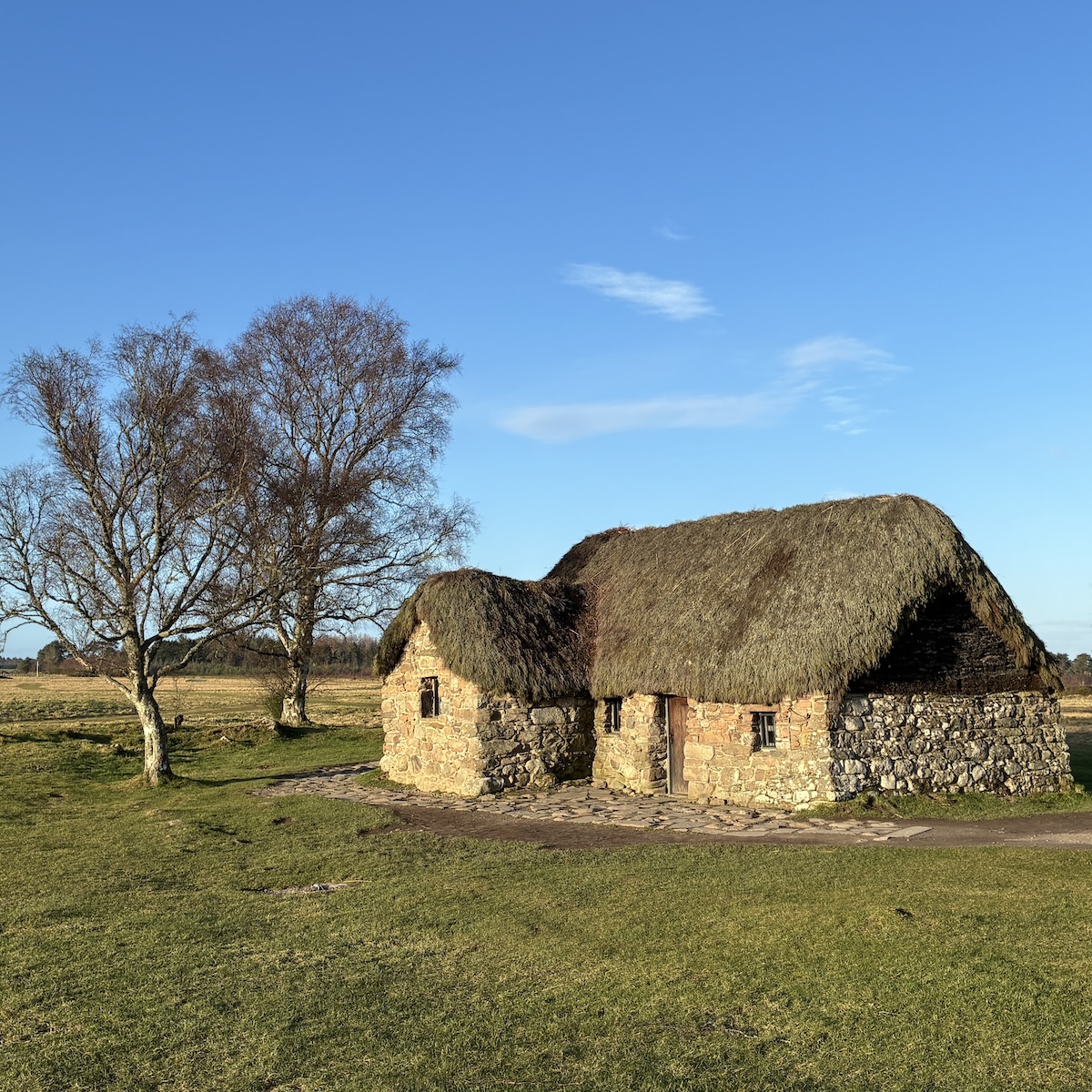 Leanach Cottage, Culloden Battlefield Leanach Cottage, Culloden Battlefield