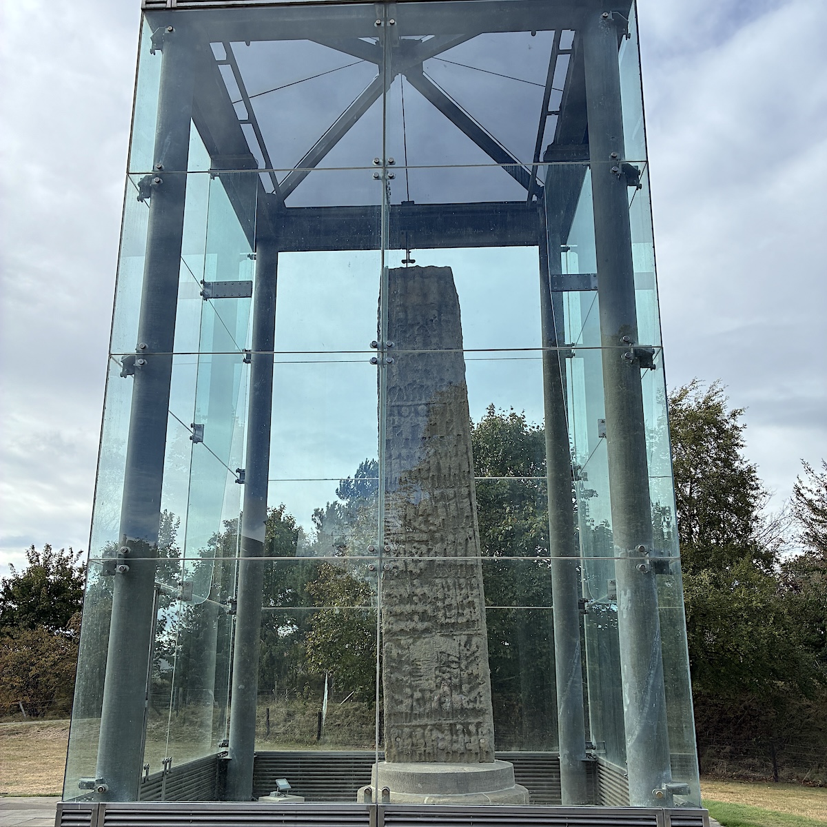 Sueno's Stone standing tall in Forres Sueno's Stone standing tall in Forres