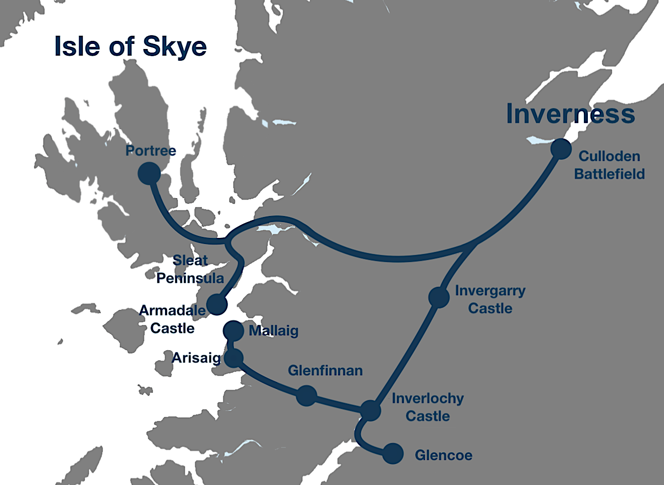 4 Day Clan Macdonald Private Tour (Isle of Skye and Highlands) from Inverness