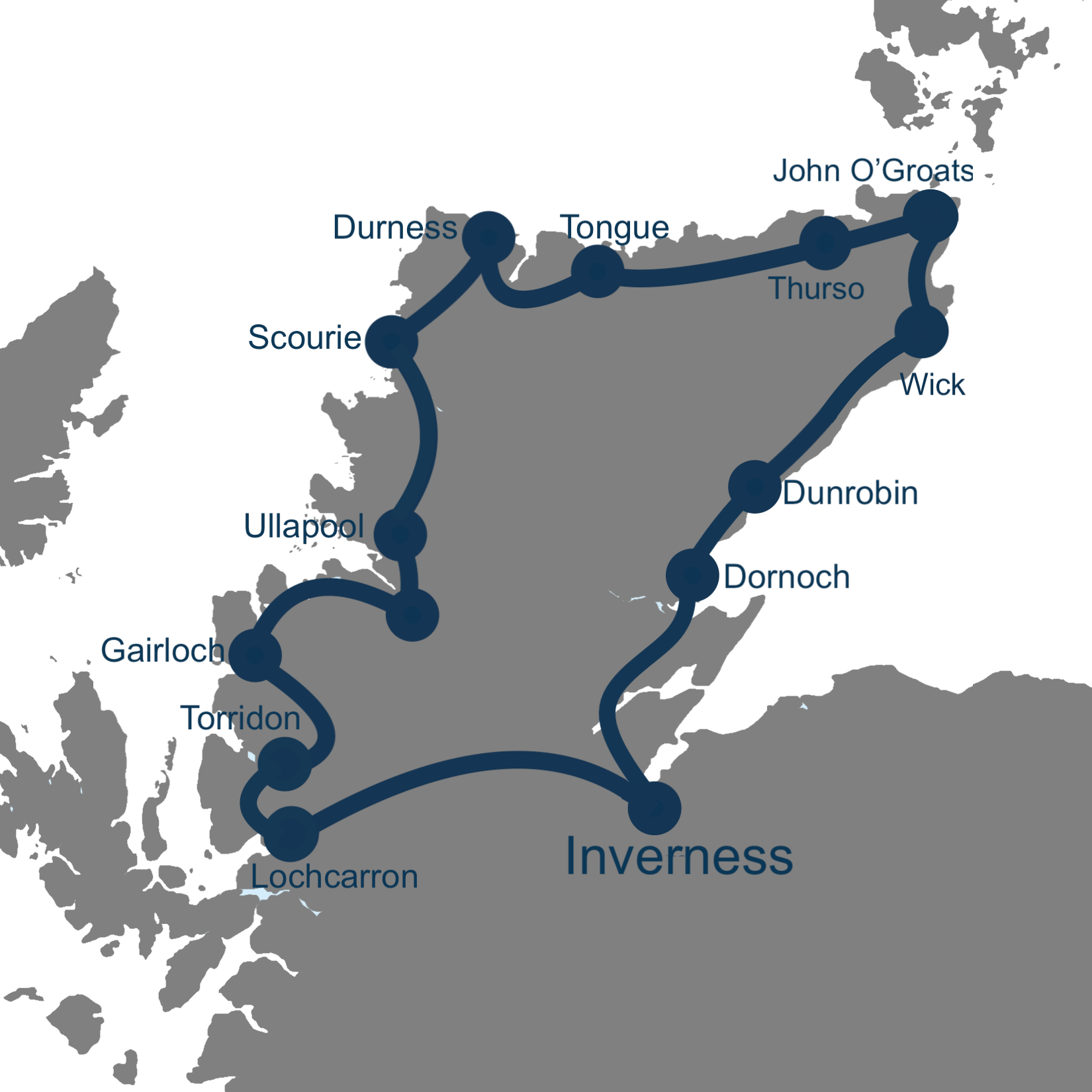 5 Day Far North and Highlands Private Tour from Inverness