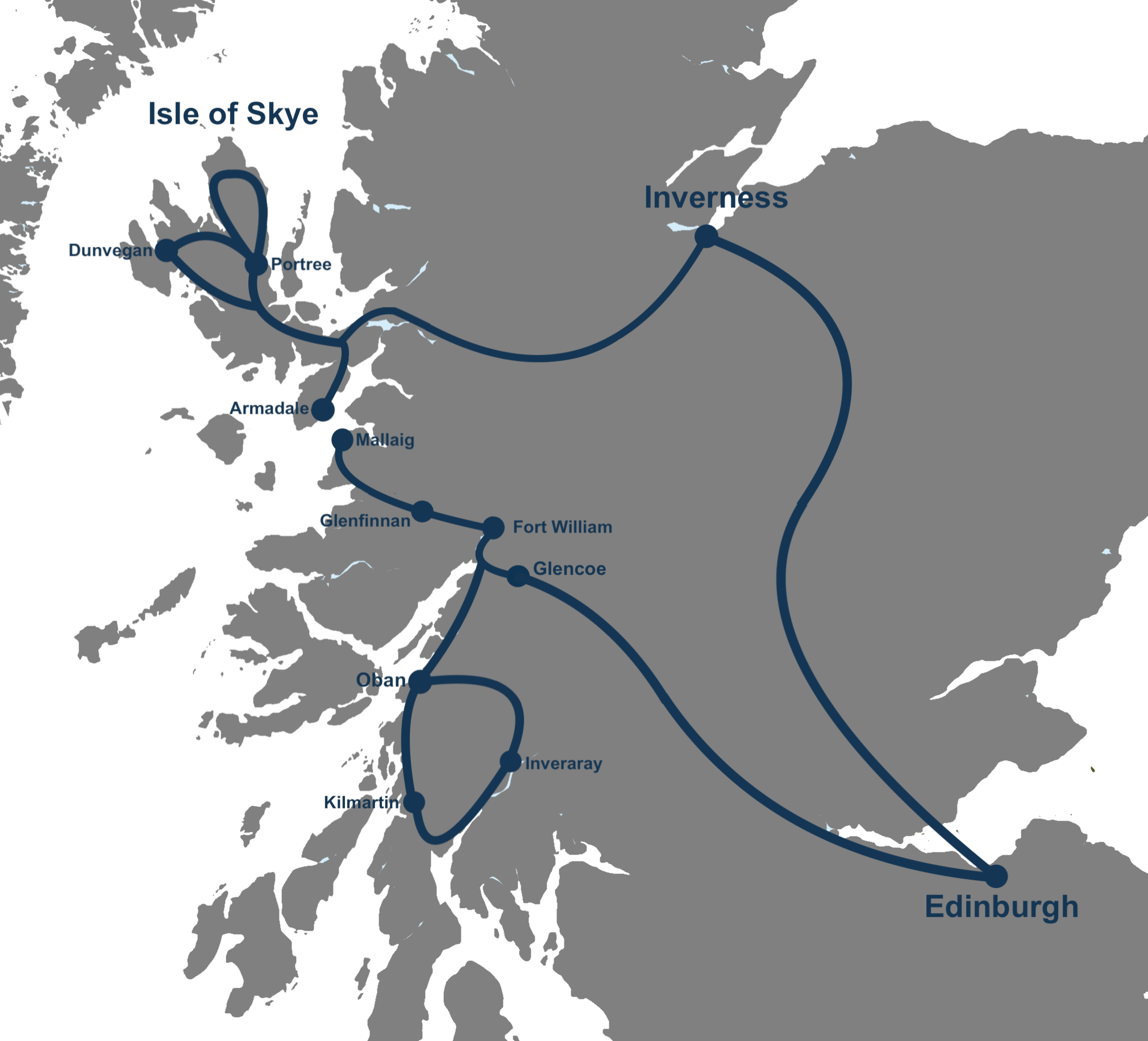 7 Day Grand Isle of Skye and Highlands Tour from Edinburgh