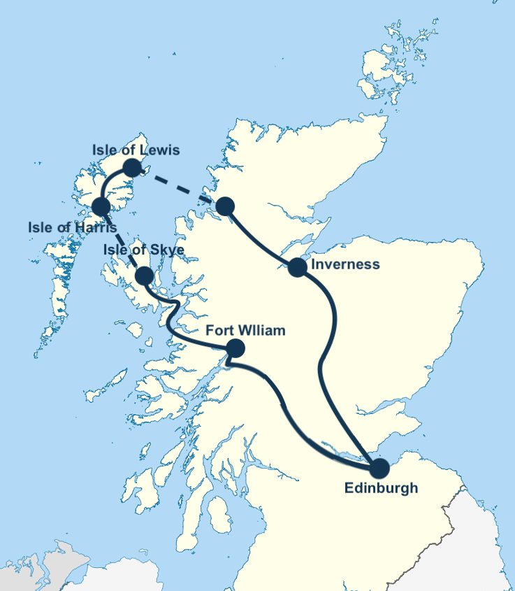 7 Day Grand Outer Hebrides, Isle of Skye and Highlands Private Tour from Edinburgh