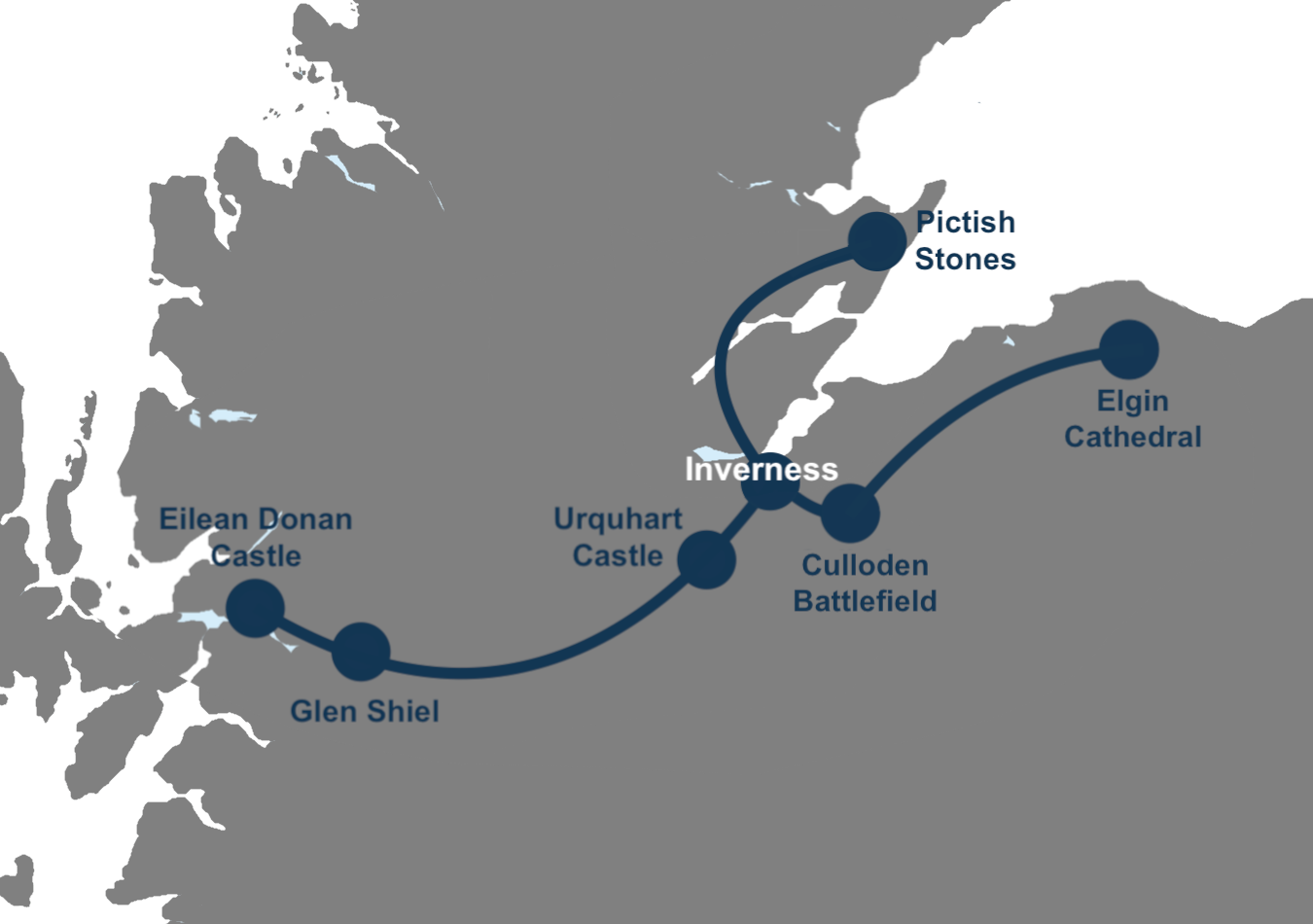 3 Day Cairns to Clans Private Tour from Inverness