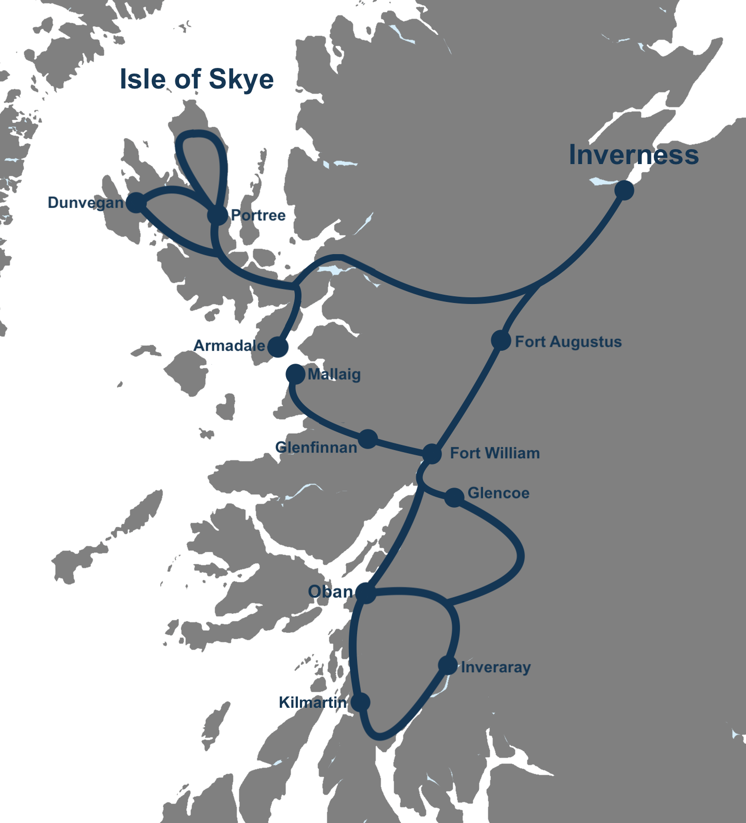 5 Day Isle of Skye and Highlands Private Tour from Inverness