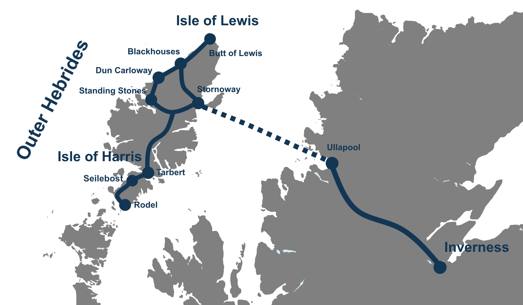 3 Day Outer Hebrides (Western Isles) Private Tour from Inverness